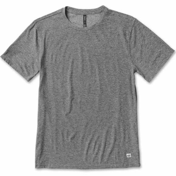 Vuori Men's Strato Tech Tee Shirt Gray M - Picture 1 of 7